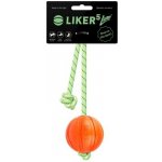 LIKER Míček pro psy LUMI se svítícím provazem 9 cm – Zboží Dáma