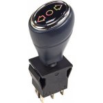 andos Náhradní přepínač směru jízdy s páčkou (vpřed/stop/vzad) 6 pin pro dětská vozítka, stříbrný – Zboží Dáma