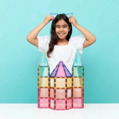 Connetix Magnetická stavebnice Pastel Creative Pack 104 ks – Zboží Živě