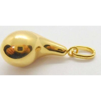 Klenoty Budín Dámský zlatý přívěsek hladká kapka HK3209 – Zboží Dáma