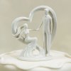 Svatební dekorace Weddingstar Svatební porcelánová figurka Novomanželé v srdci