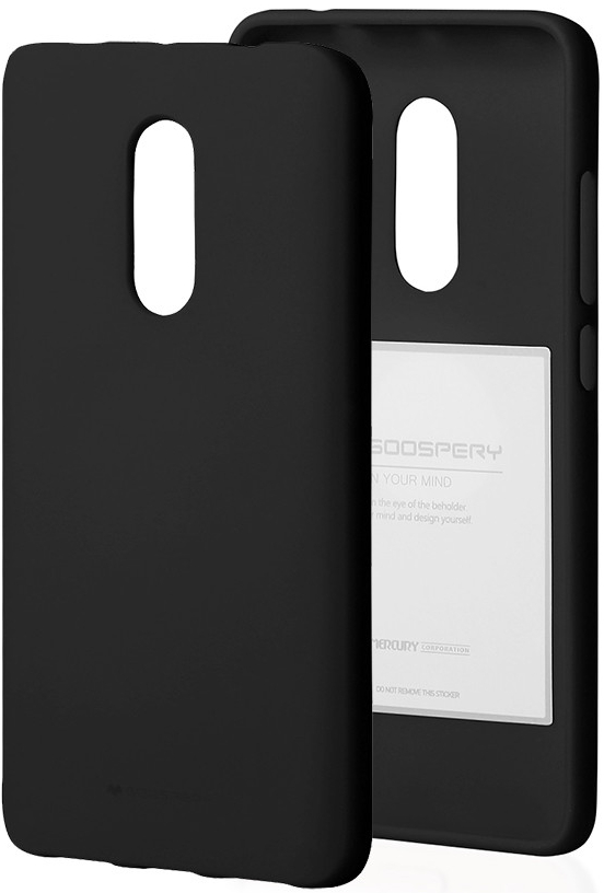 Pouzdro Mercury Soft Feeling Xiaomi Redmi 5 PLUS / Note 5 - černé
