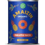 AMAIZIN ANANAS PLASTRY VE VLASTNÍM DŽUSU BIO 400 g – Zboží Dáma