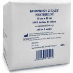 Gáza kompresní nesterilní 10 x 10cm-100 ks 8vrstev – Hledejceny.cz