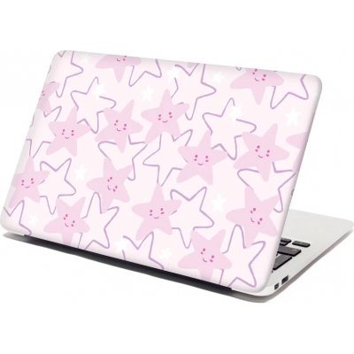 Sablio Samolepka na notebook Veselé hvězdy - 38x26 cm – Zboží Živě