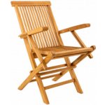 DOPPLER Křeslo zahradní skládací TAMAN RUSSET teak – Hledejceny.cz