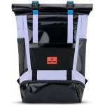 Johnny Urban Voděodolný městský rolovací batoh Ashton Černý-fialový 27 l – Zboží Mobilmania