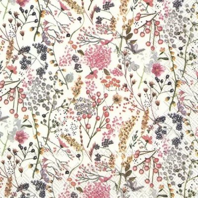 Ubrousek 33x33cm Rostliny – Zboží Dáma