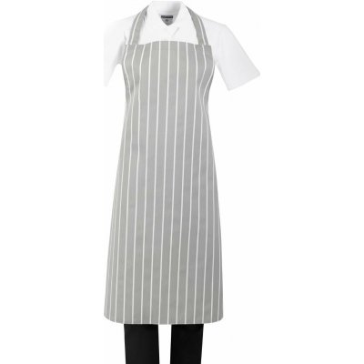 Gastrofans Zástěra s laclem Whites šedo-bílé proužky 71 x 96 cm – Hledejceny.cz