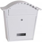 Schránka poštovní, 370 x 364 x 134 mm, bílá – Hledejceny.cz