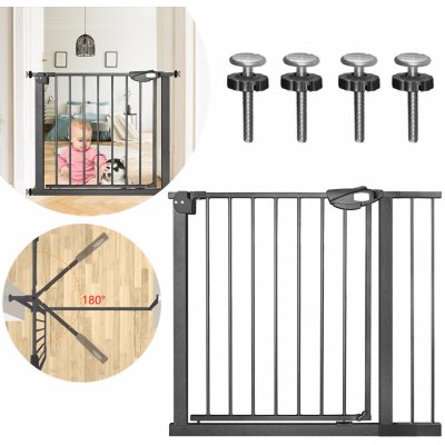 UISEBRT Stair Guard bez vrtání 85-95 cm Black – Zboží Mobilmania