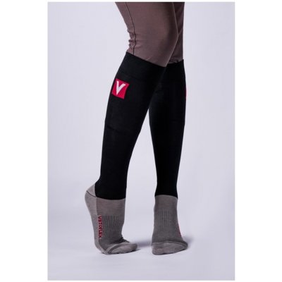 Vetoflex Podkolenky Rider Classic Silver s kompresí černé – Zboží Dáma