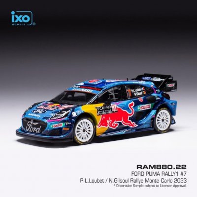 IXO Ford Puma Rally1 Rally Monte Carlo 2023 8 Tänak Järveoja 1:43 – Zbozi.Blesk.cz