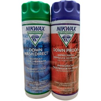 Nikwax Twin Pack Down Wash Direct / Down Proof 600 ml