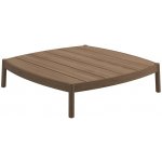 Gloster Nízký stolek Haven, čtvercový 120x120x28 cm, rám teak, deska teak – Hledejceny.cz