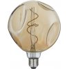 Žárovka creative cables Zlatá LED žárovka deformovaná G145 spirálové vlákno 5W E27 stmívatelná 1800K