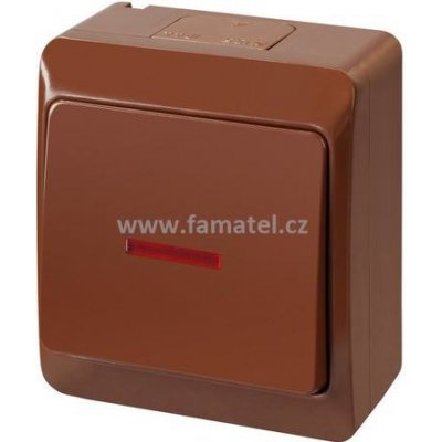 Famatel 5341-06 GALATEA podsvětlený č.6So hnědá – Hledejceny.cz