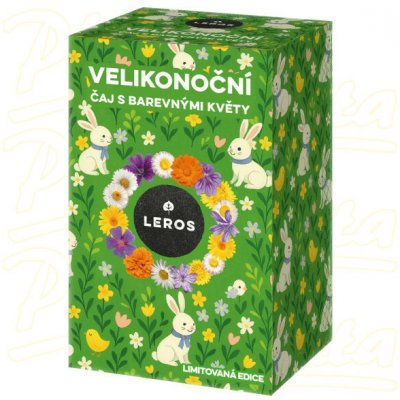 LEROS Velikonoční čaj s barevnými květy 20 x 1,4 g – Zboží Dáma