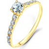 Prsteny Savicki zásnubní prsten Share Your Love žluté zlato diamanty SYL P4 DZ