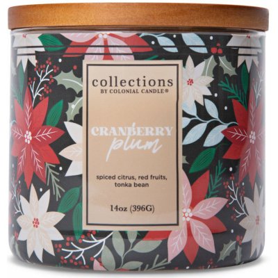 Colonial Candle Deco Collection Cranberry Plum 396 g – Zboží Mobilmania