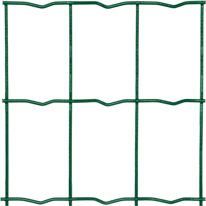 Moravskoslezské drátovny Svařované pletivo Midlle, drát 2,2 mm, oko 50x100 mm, výška 100 cm PVC zelené