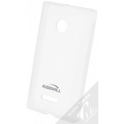 Pouzdro Kisswill TPU Microsoft Lumia 435 čiré