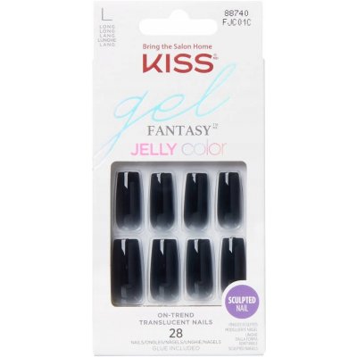 Kiss gelové nehty gel Fantasy Jelly Color 28 ks – Hledejceny.cz