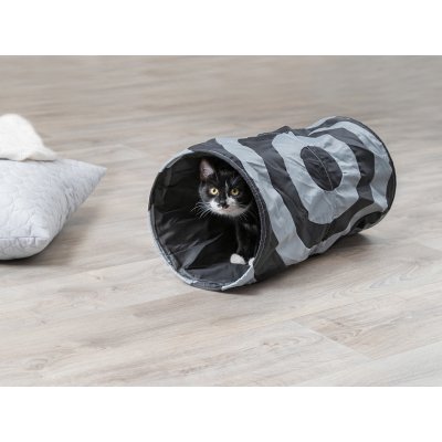 Trixie skládací šustivý tunel pro kočky 50 cm – Zboží Mobilmania