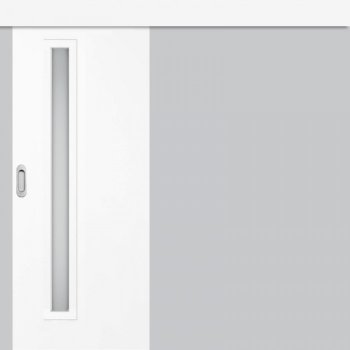 ERKADO Posuvné dveře na stěnu Eko 1 Sněhobílá Greko 70 x 197 cm