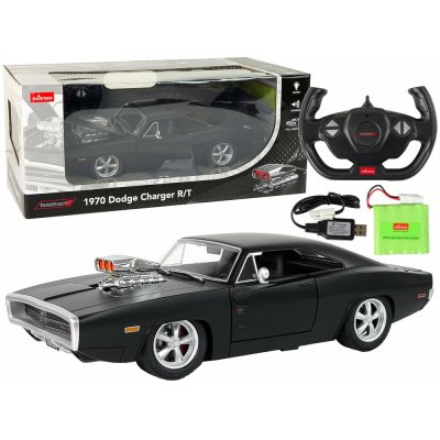 Rastar 15287 Autíčko na dálkové ovládání R/C Dodge Charger černá 1:16 – Zboží Dáma