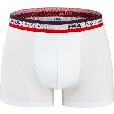 Fila Underwear Man Boxer 1 pack Bílý, Modrý, Červený – Zboží Dáma