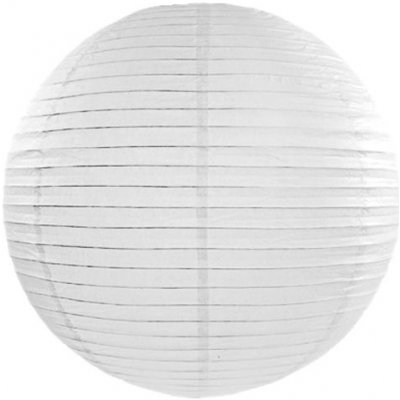 Lampión závěsný papírový pr. 20 cm - bílý – Zbozi.Blesk.cz
