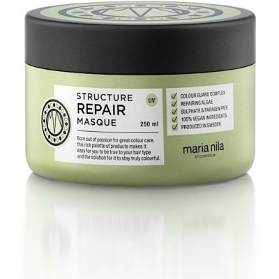 Maska pro suché a poškozené vlasy Maria Nila Structure Repair Maque - 250 ml – Hledejceny.cz