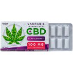 Euphoria Žvýkačky s CBD 100mg Černý rybíz 17 g – Zboží Dáma