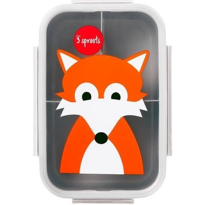 3 Sprouts Lunch Bento Box Fox – Zboží Mobilmania