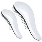 Detangler Miraculous Set Silver kartáč na rozčesávání vlasů s rukojetí stříbrný dárková sada – Zboží Dáma