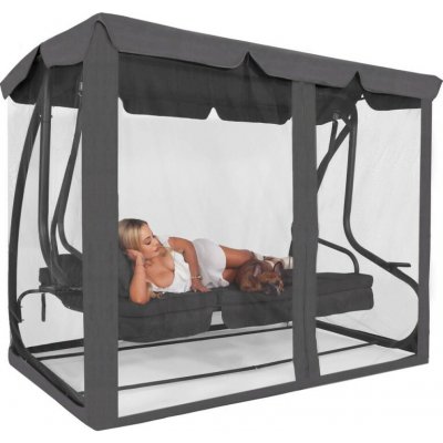 SPRINGOS GS0026M Moskytiéra pro zahradní houpačky 165x680 cm šedá – Hledejceny.cz
