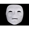 Karnevalový kostým maska škraboška k domalování 1 bílá Anonymous