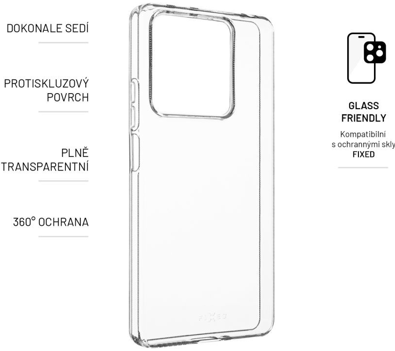 FIXED TPU Xiaomi Redmi Note 13 5G čirý FIXTCC-1250