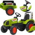 Falk Traktor šlapací Claas Arion 430 s valníkem zelený – Zbozi.Blesk.cz