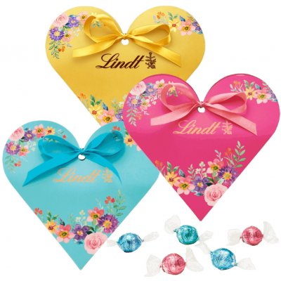 Lindt Lindor Dárkové balení květinové srdíčko 200 g – Sleviste.cz