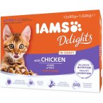 Iams Kitten Multibox kuřecí 12 x 85 g