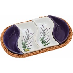 Banquet miska v košíku Lavender 4 díly OK 30,5 cm