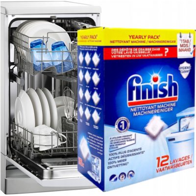 Finish Tablety na čištění myčky nádobí 12 ks – Hledejceny.cz