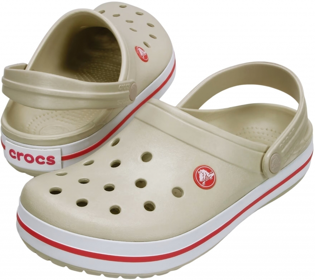 Crocs Crockband dámské nazouváky 11016-1AS beige