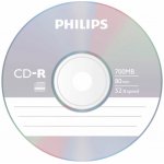 Philips CD-R 700MB 52x, cakebox, 50ks (CR7D5NB50/00) – Zboží Živě