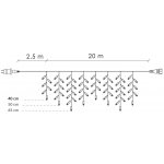 Springos CL0530 ZÁVĚSNÉ LED ŘETĚZY FLASH 500 LED – Zboží Dáma