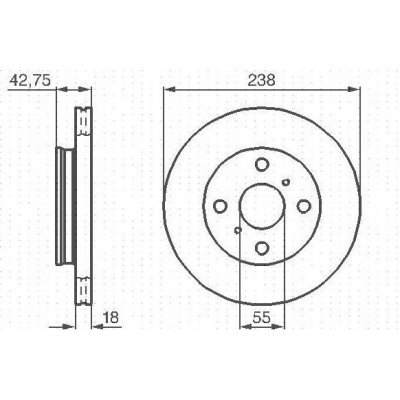 Brzdový kotouč BOSCH 0 986 478 438 – Sleviste.cz