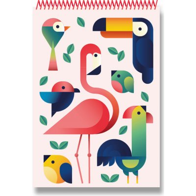 Papírny Brno spirálový blok A5 linkovaný 50 listů – Zboží Živě