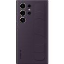 Pouzdro a kryt na mobilní telefon Samsung Standing Grip Case Galaxy S24 Ultra Dark Violet EF-GS928CEEGWW